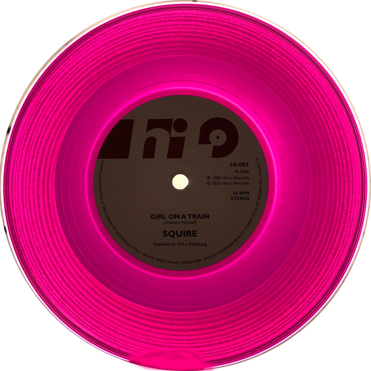 Squire - Girl On A Train - Vinyl 7 inch MAGENTA