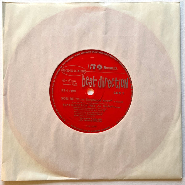 Vinyl Vault - Squire / Beat Direction – Does Stephanie Know (Ska-Au-Go-Go) FLEXI