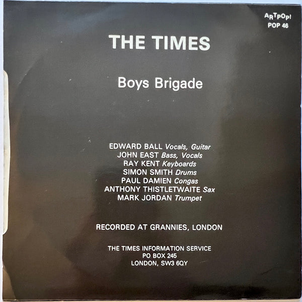 Vinyl Vault -The Times - Boys Brigade